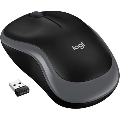 Logitech M185 Wireless Mouse - Swift Grey, advanced 2.4 GHz wireless connectivity, 910-002235.