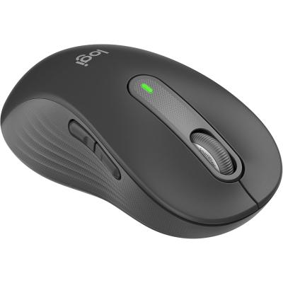 Logitech Left Handed Wireless Mouse Signature M650 L- Silent Clicks, Customizable Buttons, Bluetooth, PC/Mac/Chromebook - Graphite