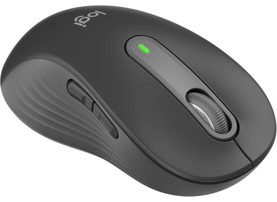 Logitech Left Handed Wireless Mouse Signature M650 L- Silent Clicks, Customizable Buttons, Bluetooth, PC/Mac/Chromebook - Graphite