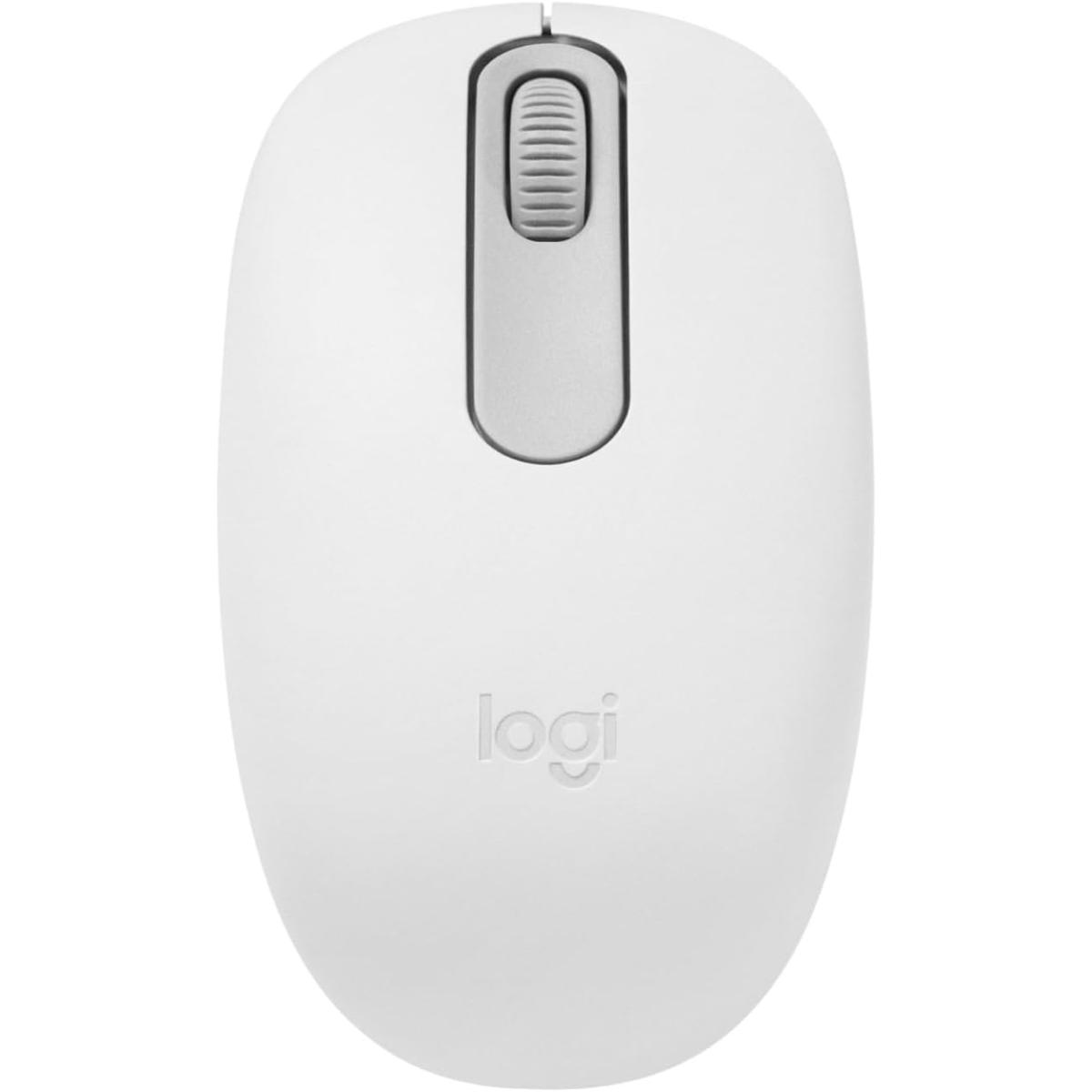 Logitech M196 Bluetooth Wireless Mouse, Compact and Portable Mouse for Laptops, Tablets and More, 12-Month Battery, Smooth Tracking, Compatible with PC and Mac, Windows and macOS - Off White