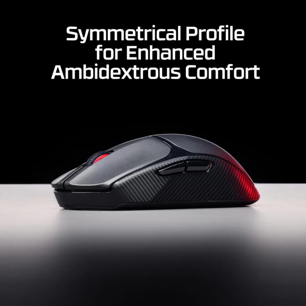 HyperX Pulsefire Saga Wired Lightweight (69g) RGB Gaming Mouse, 26K DPI, 8KHz Tracking Polling Rate, Optical Mechanical Switches - For PC/Xbox/PS5