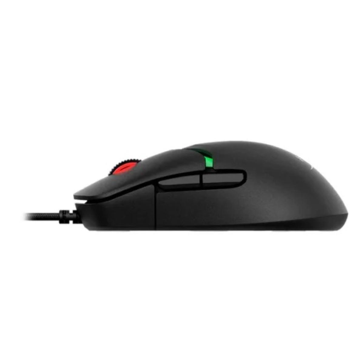 HyperX Pulsefire Saga Wired Lightweight (69g) RGB Gaming Mouse, 26K DPI, 8KHz Tracking Polling Rate, Optical Mechanical Switches - For PC/Xbox/PS5
