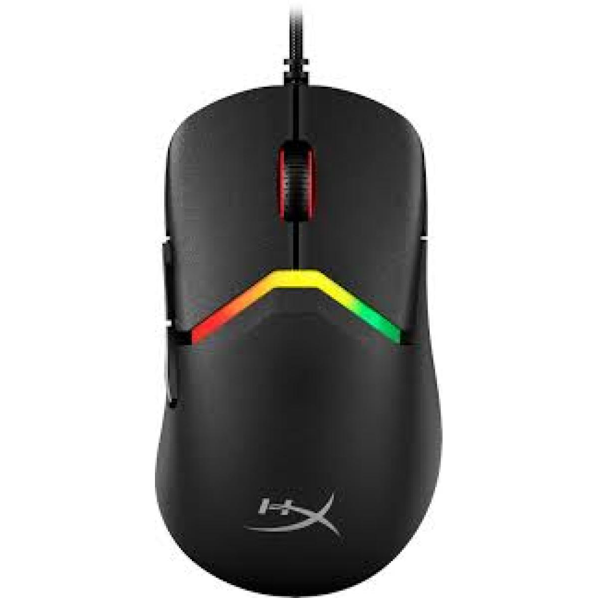 HyperX Pulsefire Saga Wired Lightweight (69g) RGB Gaming Mouse, 26K DPI, 8KHz Tracking Polling Rate, Optical Mechanical Switches - For PC/Xbox/PS5