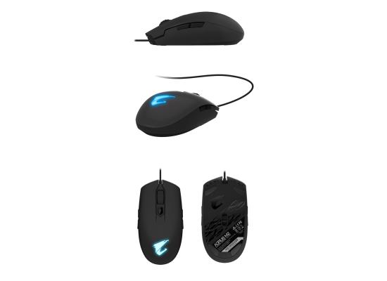 GIGABYTE AORUS M2 6200 DPI Lightweight RGB Fusion 2.0 Gaming Mouse