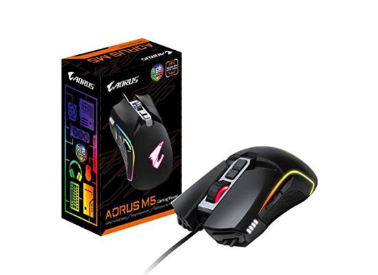 GIGABYTE AORUS M5 RGB 16000 dpi 16.7M Customizable Lighting Gaming Mouse