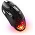 SteelSeries Aerox 5 Wireless (2.4 GHz/Bluetooth) Holey RGB TrueMove Air Optical Sensor Gaming Mouse,18000 DPI, 9 Buttons, Ultra-lightweight, Water Resistant Design