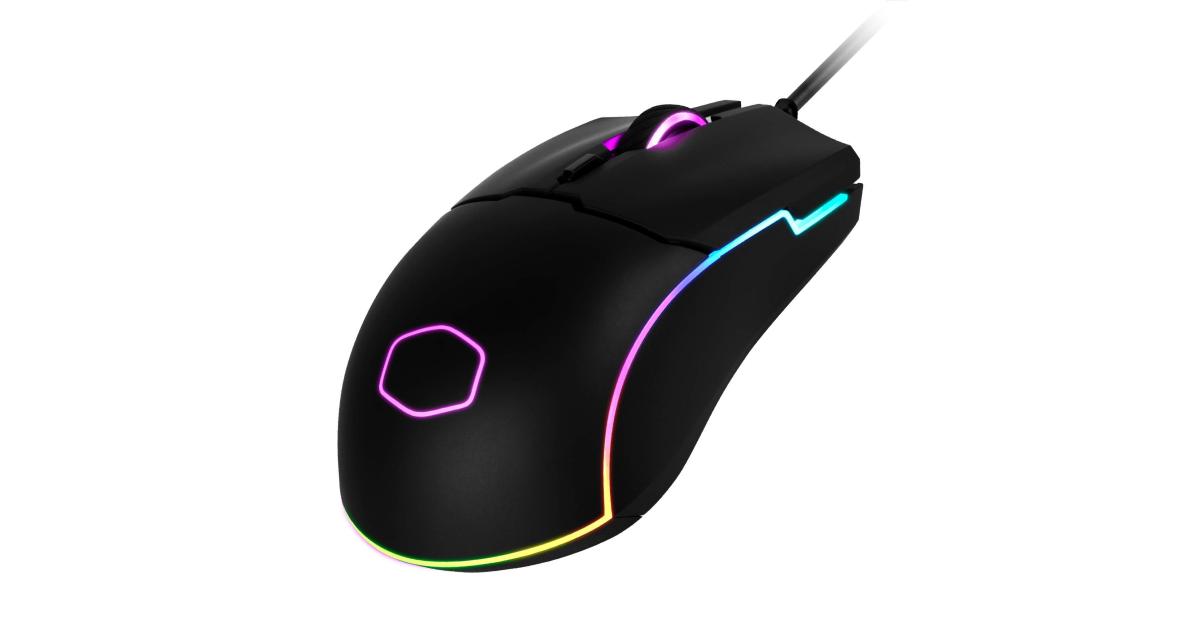 Cooler Master CM110 RGB Wired Gaming Mouse 6000 DPI PRO-GRADE Gaming ...