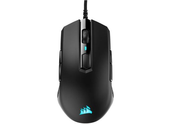 Corsair M55 RGB PRO Ambidextrous Optical Sensor 12,400 DPI Multi-Grip Wired Gaming Mouse