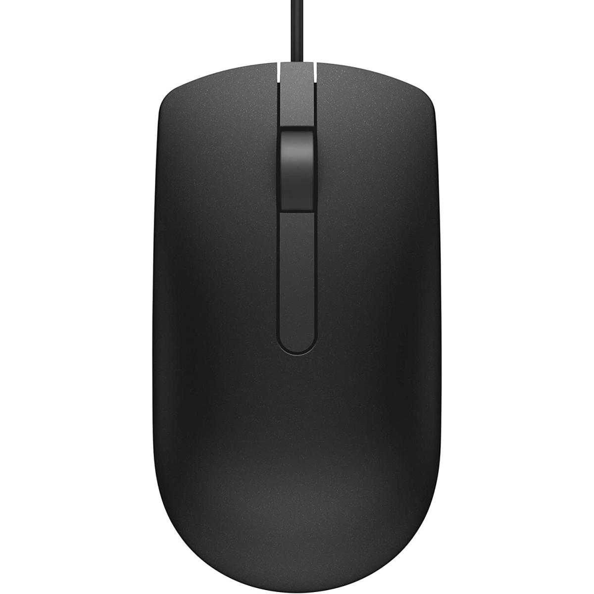 Dell MS116 Optical USB WIred Mouse 1000Dpi -Black
