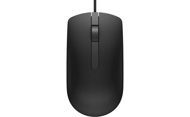 Dell MS116 Optical USB WIred Mouse 1000Dpi -Black