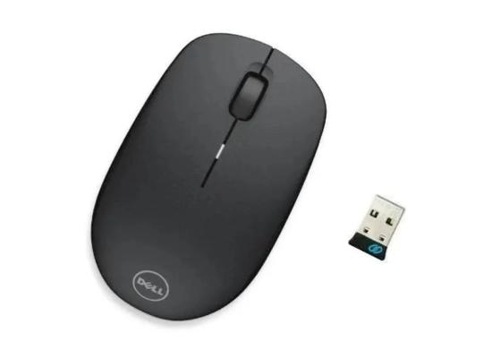Dell (WM126) Wireless USB Receiver Optical Mouse 1000 dpi 3 Buttons 58g Up To 12 months Run Time - Black