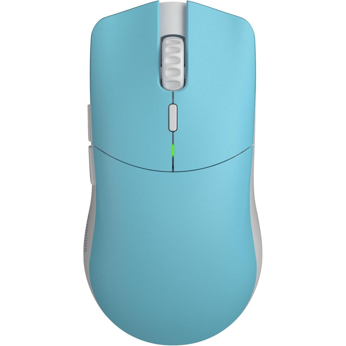 Glorious Forge Model O PRO Wireless (Blue Lynx) 2.4Ghz + Wired Gaming Mouse 55g Lightweight , 19K DPI w/6 Programmable Buttons, Up To 80-Hour Battery