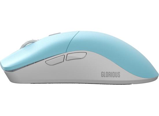 Glorious Forge Model O PRO Wireless (Blue Lynx) 2.4Ghz + Wired Gaming Mouse 55g Lightweight , 19K DPI w/6 Programmable Buttons, Up To 80-Hour Battery