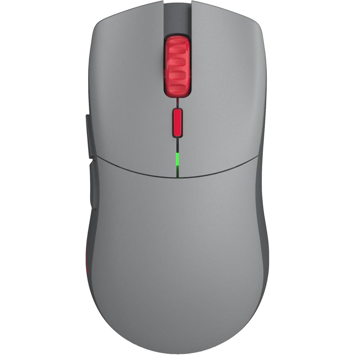 Glorious Forge Series One PRO Wireless (Centauri Red) 2.4Ghz + Wired Gaming Mouse 49g Ultra light, 19K DPI w/6 Programmable Buttons, Up To 84-Hour Battery