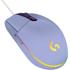 Logitech G203 (Lilac) Wired Gaming Mouse, 8K DPI, LIGHTSYNC RGB, 6 Programmable Buttons, On-Board Memory, Screen Mapping, For PC & Mac