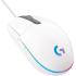 Logitech G203 (White) Wired Gaming Mouse, 8K DPI, LIGHTSYNC RGB, 6 Programmable Buttons, On-Board Memory, Screen Mapping, For PC & Mac
