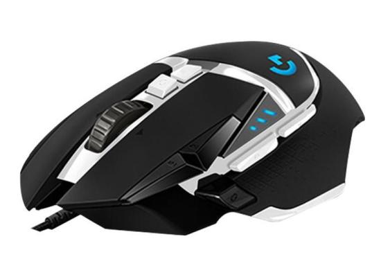 Logitech G502 HERO SE, Fully Programmable 11 Buttons W/ Hero 25K Sensor RGB High Performance Gaming Mouse (Black & White Theme) (Comes w/ Leather Cord)