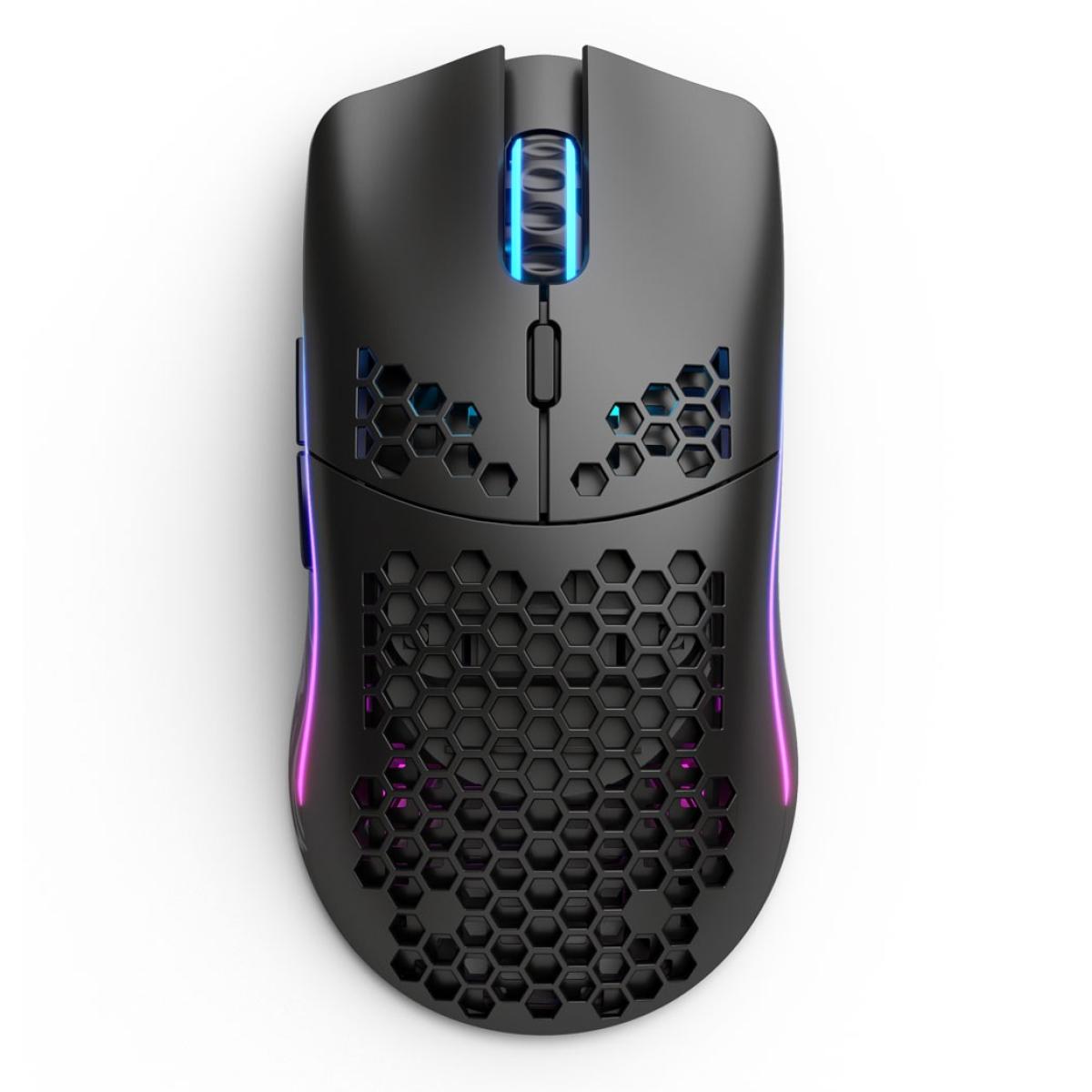 Glorious Model O Wireless & Wired Mode While Charging ,19,000DPI High Battery Life Up To 71 Hours RGB (Matte Black) Gaming Mouse 69G