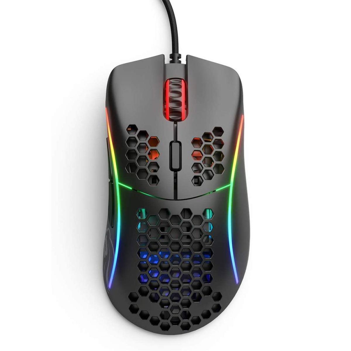 Glorious Model D (Matte Black) Gaming Mouse 12000DPI Pixart 3360 Optical Sensor RGB 68G