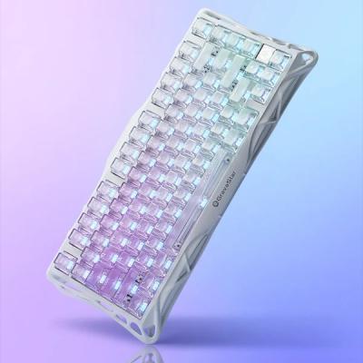 GravaStar Mercury K1 Lite Wireless Mechanical Gaming Keyboard, Custom Linear Switches designed for effortless typing, Crystal-Clear Keycaps.