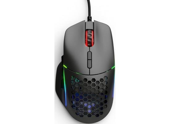 Glorious Gaming Model I RGB Wired Gaming Mouse 69g Superlight, 19K DPI w/ 2 Swappable Buttons, 9 Programmable Buttons, Side Thumb Rest - Black
