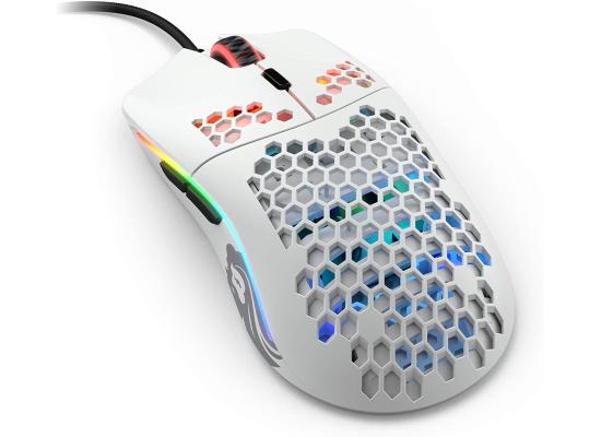 Glorious Model D (Matte White) Gaming Mouse 12000DPI  Pixart 3360 Optical Sensor RGB 68G