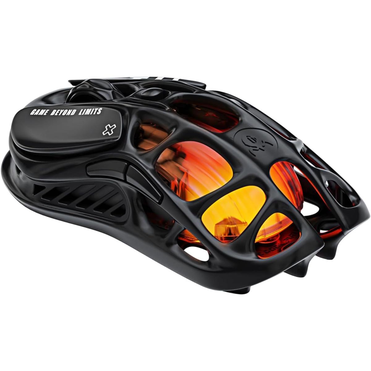 GravaStar Mercury M2 Wireless Gaming Mouse with 26,000 DPI, PAW3395DM Sensor -79g Lightweight Hollowed-Out Design -5 Programmable Buttons -5 Dynamic Lightsync RGB