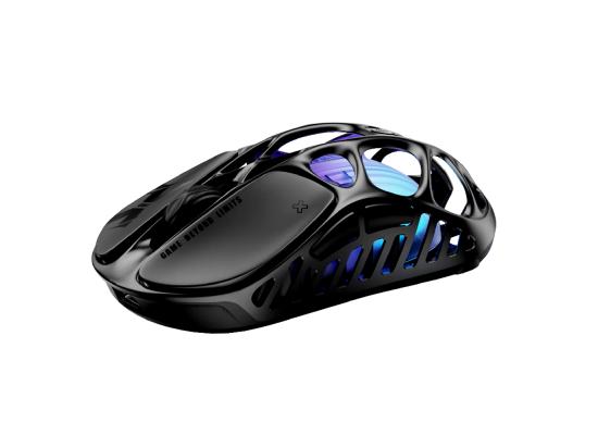 GravaStar Mercury X Wireless Gaming Mouse – 32,000 DPI PAW 3950 Sensor, 1000Hz Polling Rate, Only 49g, Magnesium Alloy Hollow Frame, RGB Lighting, 5 Programmable Buttons