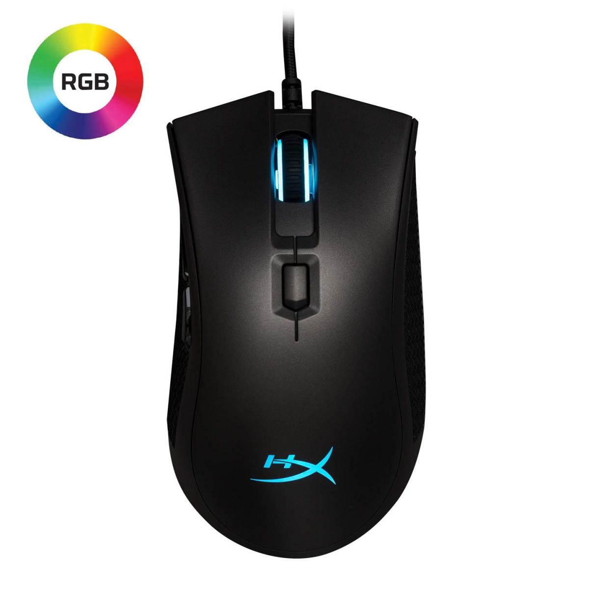 HyperX Pulsefire FPS Pro RGB w/ 16,000 DPI, 6 Programmable Buttons & Built-in memory to store customizations - Gaming Mouse