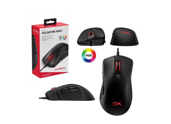 HyperX Pulsefire Raid – 16,000 DPI Gaming Mouse, 11 Programmable Buttons, RGB, Ergonomic Design, Comfortable Side Grips