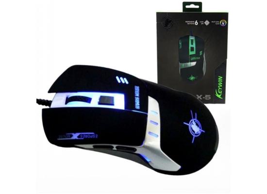 Keywin X-5 RGB Wired USB 2500 DPI Gaming Mouse