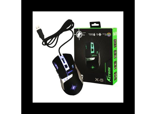Keywin X-5 RGB Wired USB 2500 DPI Gaming Mouse