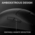 Logitech G PRO 2 Lightspeed Wireless Gaming Mouse, Right- or Left-Handed Mouse with up to 4 Customizable and Switchable Magnetic Side Buttons, 44K DPI Sensor, USB-C Charging, for PC/Mac - Black