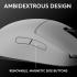 Logitech G PRO 2 Lightspeed Wireless Gaming Mouse, Right- or Left-Handed Mouse with up to 4 Customizable and Switchable Magnetic Side Buttons, 44K DPI Sensor, USB-C Charging, for PC/Mac - White