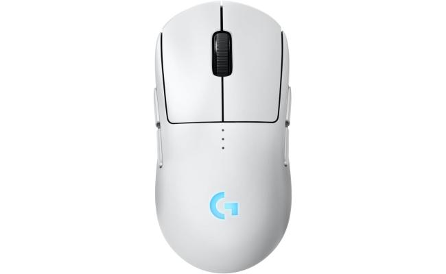 Logitech G PRO 2 Lightspeed Wireless Gaming Mouse, Right- or Left-Handed Mouse with up to 4 Customizable and Switchable Magnetic Side Buttons, 44K DPI Sensor, USB-C Charging, for PC/Mac - White