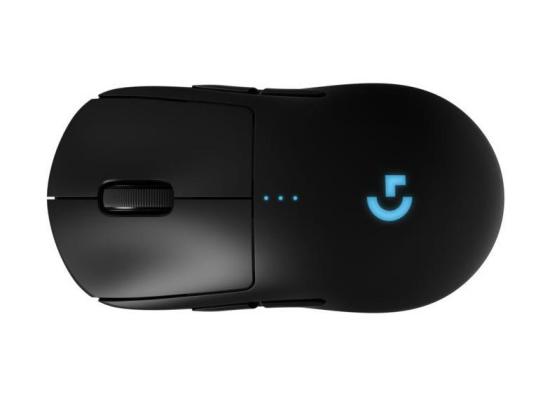 Logitech G PRO Wireless Gaming Mouse, HERO 25K Sensor, 25600 DPI, Lightweight, Long Battery Life, On-Board Memory, Built For Esport, PC / Mac - Black