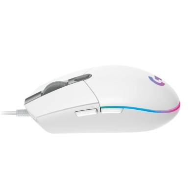 Logitech G102 Customizable Wired RGB Mouse, 6 Programmable Buttons, Gaming Grade Sensor, 8000 DPI Light Weight (White)
