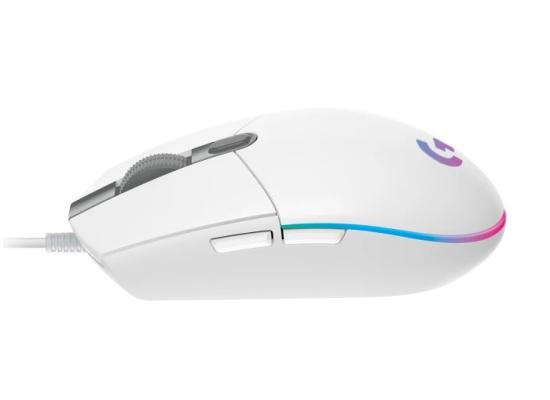 Logitech G102 Customizable Wired RGB Mouse, 6 Programmable Buttons, Gaming Grade Sensor, 8000 DPI Light Weight (White)