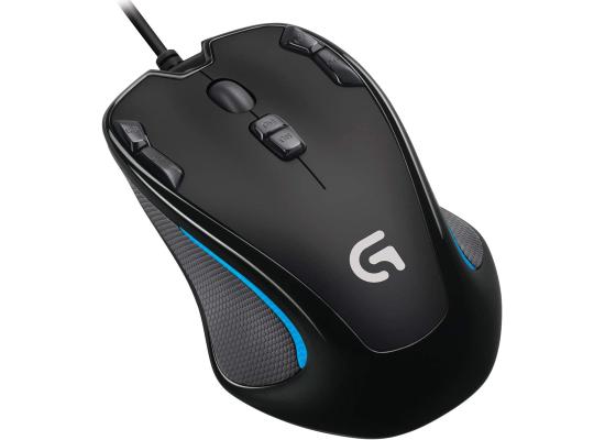 Logitech G300s Ambidextrous Optical, RGB Gaming Mouse, 2500 DPI, 9 Programmable Buttons, Onboard Memory