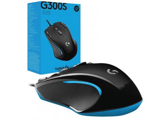 Logitech G300s Ambidextrous Optical, RGB Gaming Mouse, 2500 DPI, 9 Programmable Buttons, Onboard Memory