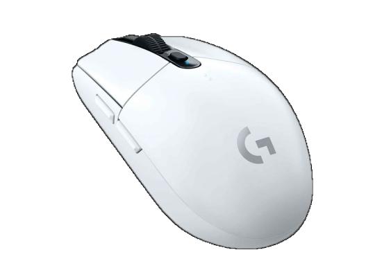 Logitech G304 Lightspeed Wireless (2.4GHz) Gaming Mouse, Hero Sensor, 12,000 Dpi, 6 programmable buttons (White)