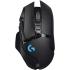 Logitech G502 Lightspeed Wireless Gaming Mouse with Hero 25K Sensor 1ms Report Rate, PowerPlay Compatible, Tunable Weights and Lightsync RGB - Black