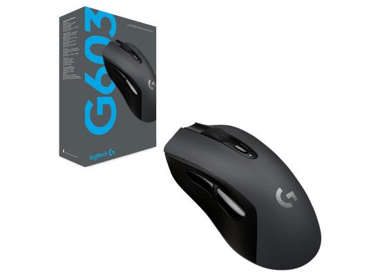 Logitech G603 LIGHTSPEED Wireless Gaming Mouse, HERO 12K Sensor, 12,000 DPI, Lightweight, 6 Programmable Buttons, 500h Battery Life