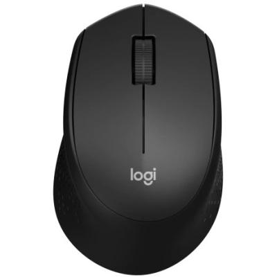 Logitech M280 Comfort Plus Wireless Mouse, 2.4 GHz with USB Mini Receiver, Optical Tracking, 18-Months Battery Life For Windows, macOS - Black