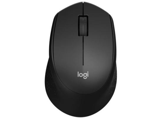 Logitech M280 Comfort Plus Wireless Mouse, 2.4 GHz with USB Mini Receiver, Optical Tracking, 18-Months Battery Life For Windows, macOS - Black