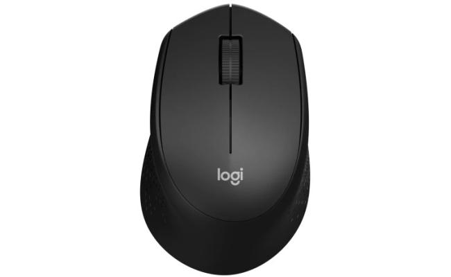 Logitech M280 Comfort Plus Wireless Mouse, 2.4 GHz with USB Mini Receiver, Optical Tracking, 18-Months Battery Life For Windows, macOS - Black