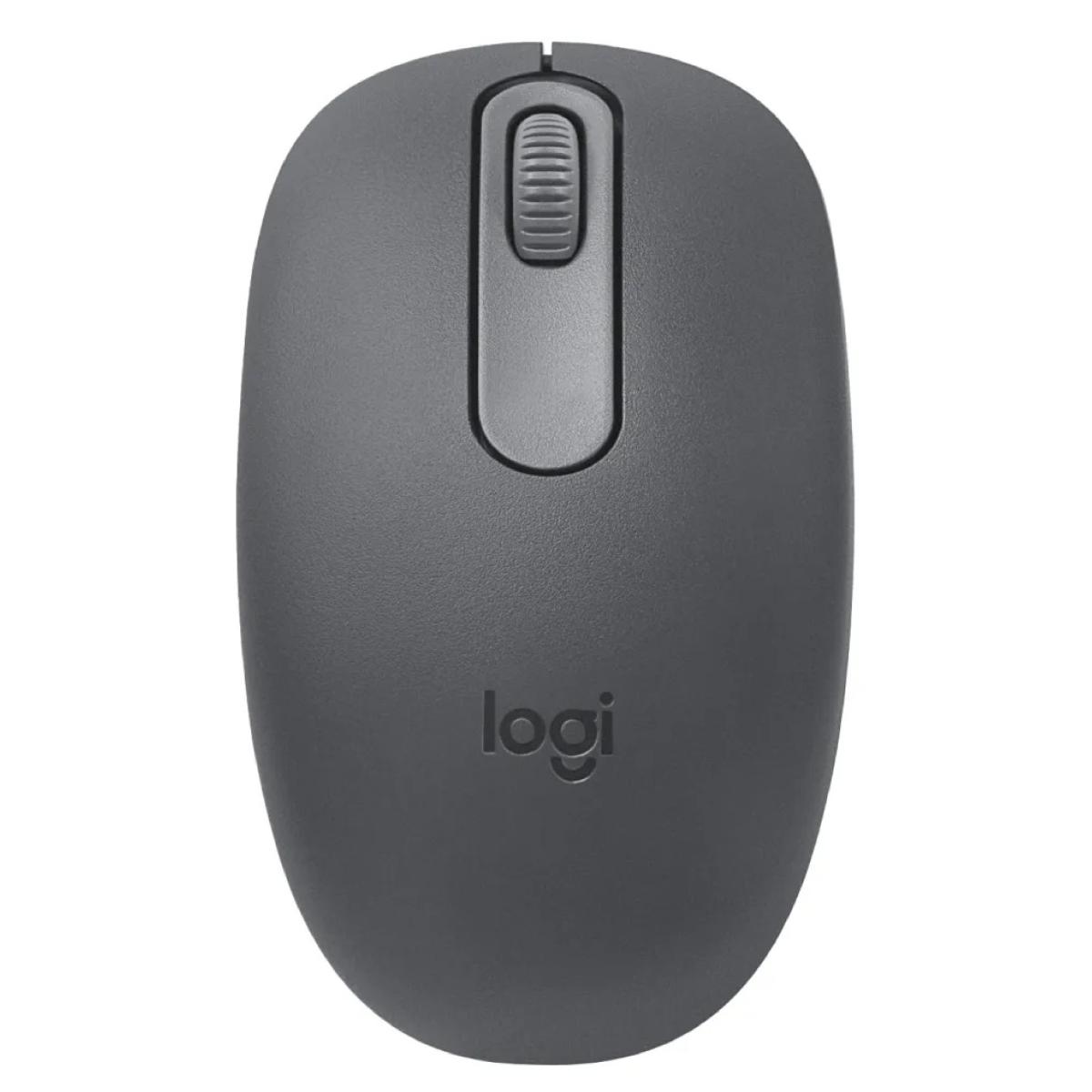 Logitech M196 Wireless (Bluetooth) Compact & Portable 1000 DPI Mouse, Smooth Optical Tracking, 12 Months Of Battery Life For Windows/macOS - Graphite