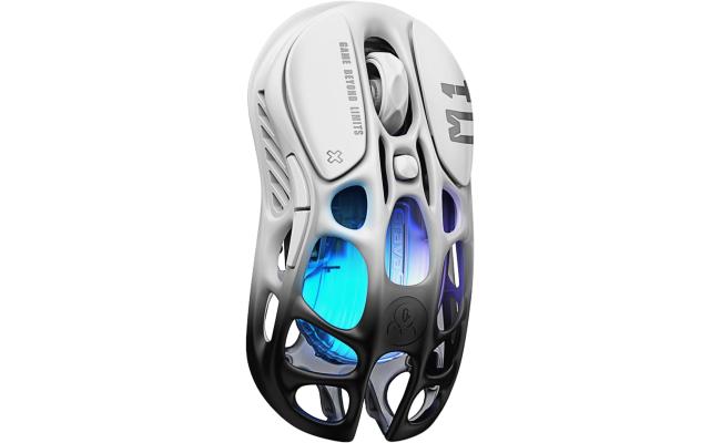 GravaStar Mercury M1 Pro Gaming Mouse, Lightweight Magnesium Alloy, 26,000 DPI, PAW3395DM Sensor, 5 Programmable Buttons, (Gradient Black) GravaStar Mercury M1 Pro Gaming Mouse, Lightweight Magnesium Alloy, 26,000 DPI, PAW3395DM Sensor, 5 Programmable Buttons, (Gradient Black)