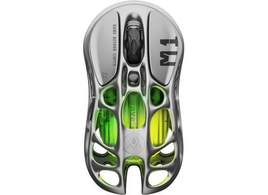 GravaStar Mercury M1 Pro Wireless Gaming Mouse – 26,000 DPI PAW3395DM Sensor • Lightweight Magnesium Alloy • 4K Polling Rate.