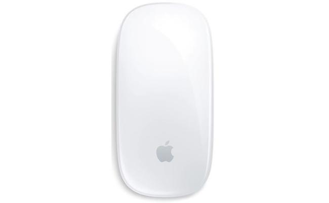 Apple Wireless Magic Mouse Multi-Touch Surface, Bluetooth, With USB-C To Lightning Cable – White